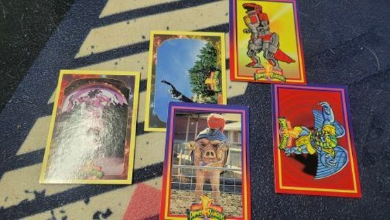 Power ranger cards