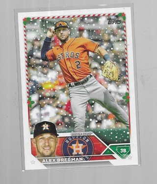 2023 TOPPS HOLIDAY ALEX BREGMAN #160