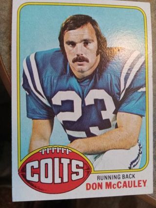 1976 TOPPS DOUG McCAULEY COLTS FOOTBALL CARD# 328