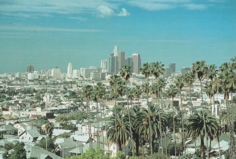 Vintage Unused Postcard: ginz: Greater Los Angeles, CA