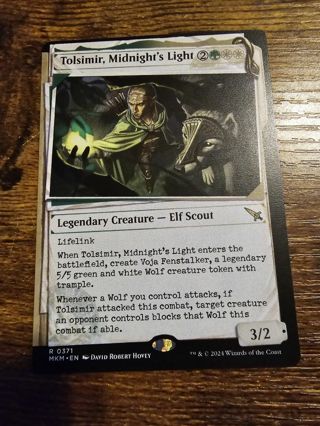 Magic the gathering mtg Tolsimir Midnights Light rare card Murder Karlov Manor