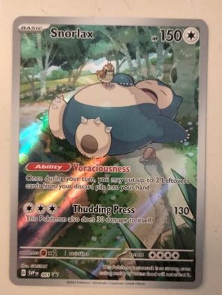 Snorlax 051 rare holo promo NM Pokemon