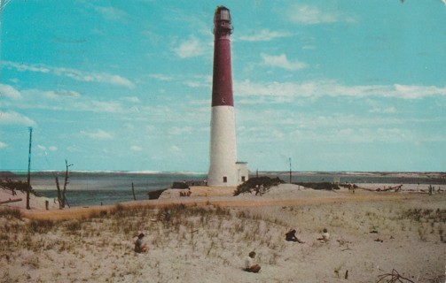 Vintage Used Postcard: a: 1970 Barnegat Light, New Jersey State Park