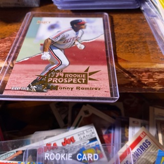 1994 score select rookie prospect Manny Ramirez baseball card 