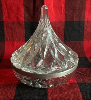 Crystal Trinket Bowl Or Candy Dish Preowned Vintage 