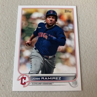 2022 Topps Series 1 - [Base] #269.1 Jose Ramirez (Running)