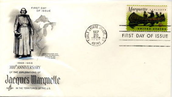 1968 ArtCraft Marquette First Day Cover