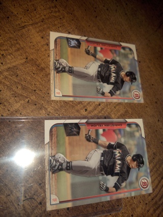 Two car lot Miami Marlins baseball Christian yelch 