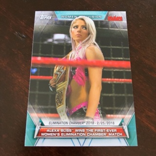 2019 Topps WWE Women's Division - [Base] #65 Memorable Matches and Moments - Alexa Bliss Wins ...