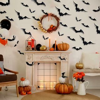 Halloween 3D Bats Wall Decor