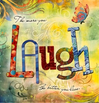 LAUGH! - 4 x 4” MAGNET - GIN ONLY