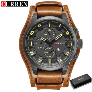 CURREN Men's Watches Top Brand Luxury Fashion&Casual Business Quartz Watch Date Waterproof