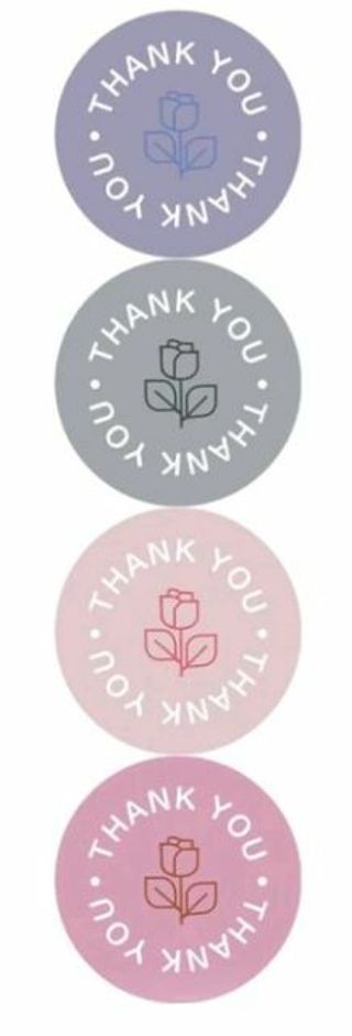 ⭐SPECIAL⭐(48) 'THANK YOU' stickers