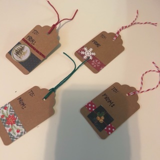 Christmas gift tags