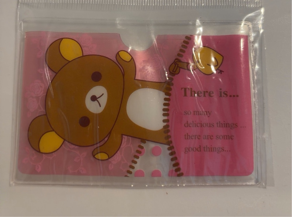 FREE: Kawaii Rilakkuma card holder