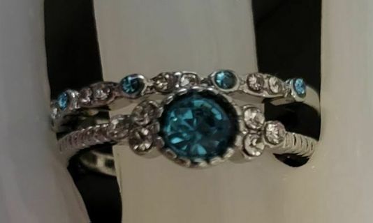 December Birthstone Rings Size 9