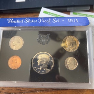 1971 US Mint Proof Set original box 