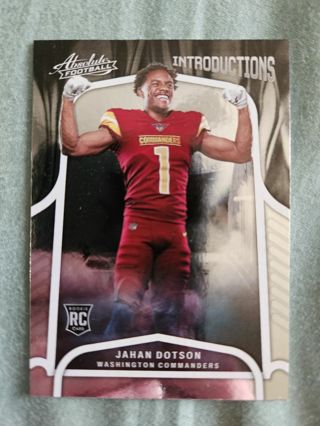 2022 Panini Absolute Introductions Jahan Dotson