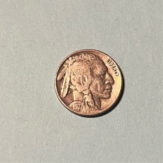 1927 full date buffalo nickel 