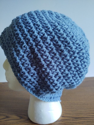 Hand Crocheted Slouch Hat 