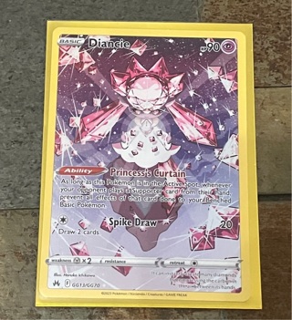 Pokemon diancie Alt Art card