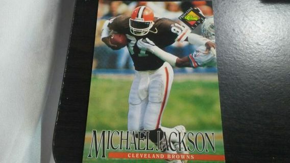 1994 CLASSIC PRO LINE LIVE MICHAEL JACKSON CLEVELAND BROWNS FOOTBALL CARD# 20