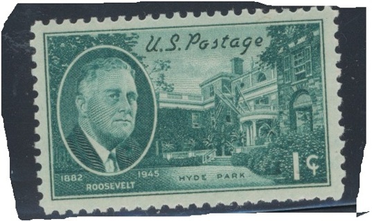 Uited States:  1945, Franklin D. Roosevelt with Hyde Park Residence, MNH-OG, Sc # US-930 - US-5322g