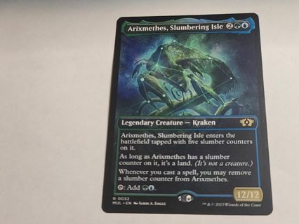 Magic the gathering mtg Arixmethes Slumbering Isle rare card March of the machine