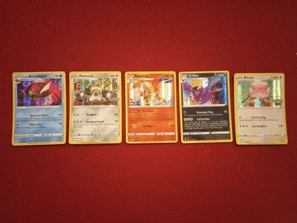 5 RANDOM POKEMON HOLO CARDS #307