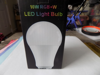 NIP 10W RGB-W  LED Light bulb 