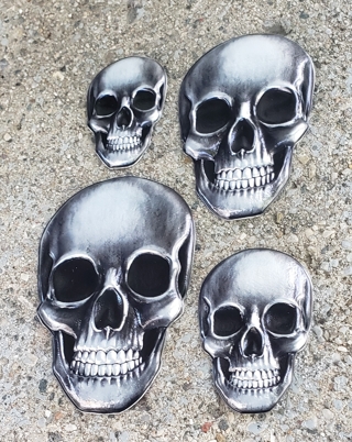 HALLOWEEN LARGE SKULL POP UP STICKERS STYLE 3