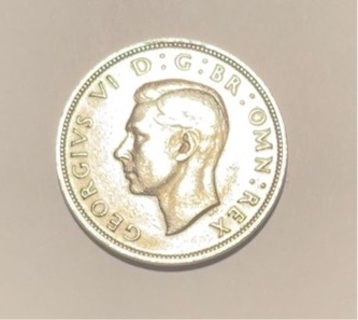 1947 British Half Crown Coin