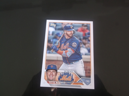 2023 Topps Series 1   Pete Alonso   card  #  20   New York Mets