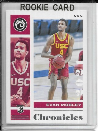 Evan Mobley 2021-22 Chronicles Draft #2 Rookie Card