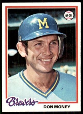 1978 Topps NICE! NM-MT+ #24 Don Money Milwaukee Brewers