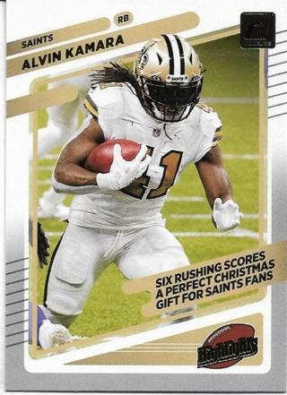 2021 DONRUSS ALVIN KAMARA HIGHLIGHTS INSERT CARD