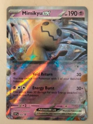 Mimikyu ex 004 rare holo promo NM Pokemon