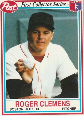 1990 Post First Collector Series Roger Clemens Red Sox