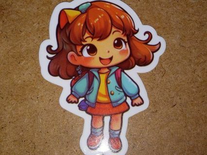 Cartoon one Cute vinyl sticker no refunds regular mail only Very nice quality!