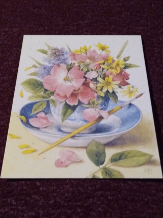 Notecard - Paintbrush Floral