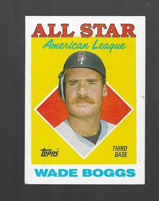 1988 TOPPS WADE BOGGS #388