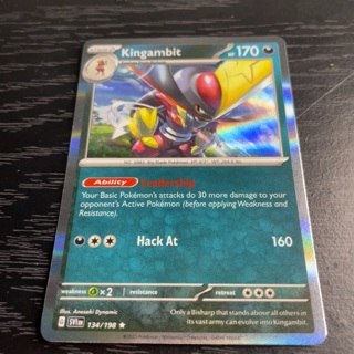 STAGE2 Kingambit Pokemon holo