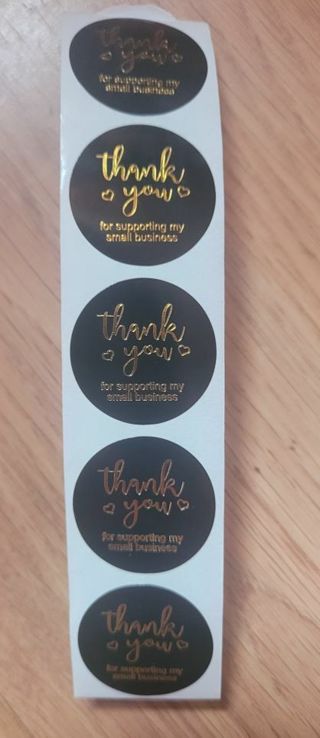 20 Thank You Stickers