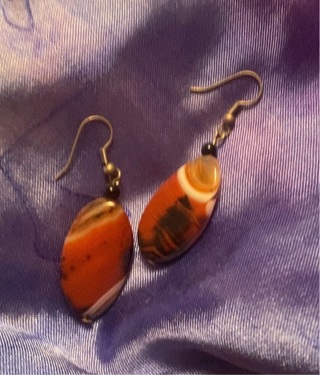 Genuine, Agate Earrings