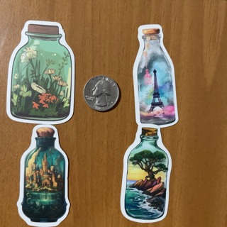 Bottle Stickers (J)