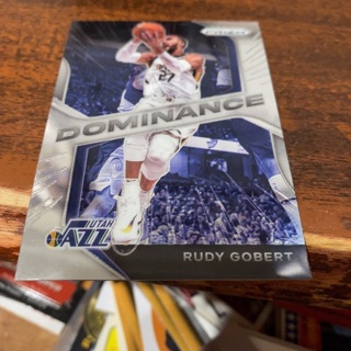 2020-21 panini prizm dominance Rudy gobert basketball card 