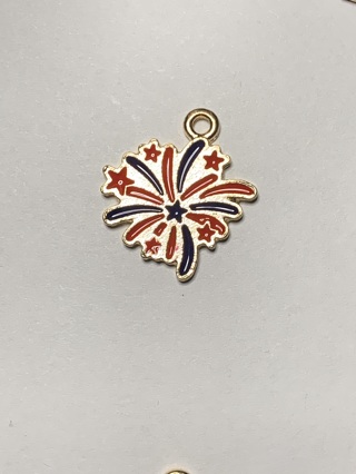 ♡INDEPENDENCE DAY~SET #13~AMERICAN FLAG CHARMS~#2~FREE SHIPPING♡