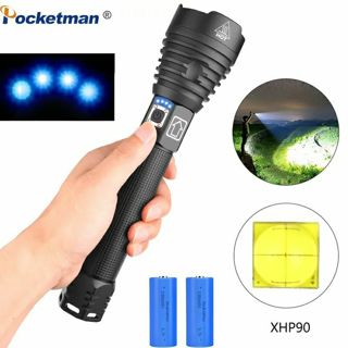Powerful led flashlight zoom torch
