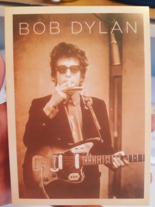 Bob Dylan Postcard (blank, unused)