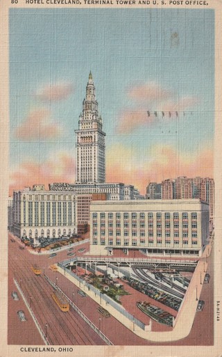 Vintage Used Postcard: a: 1945 Hotel Cleveland, Cleveland, OH